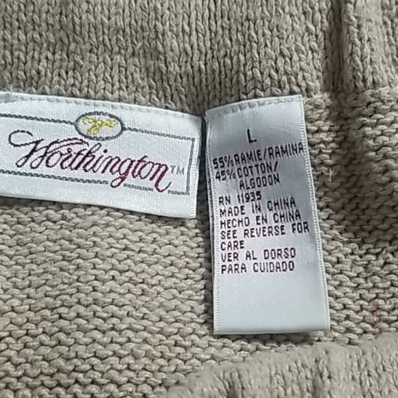 Worthington knit sweater and skirt set - Picture 5 of 5